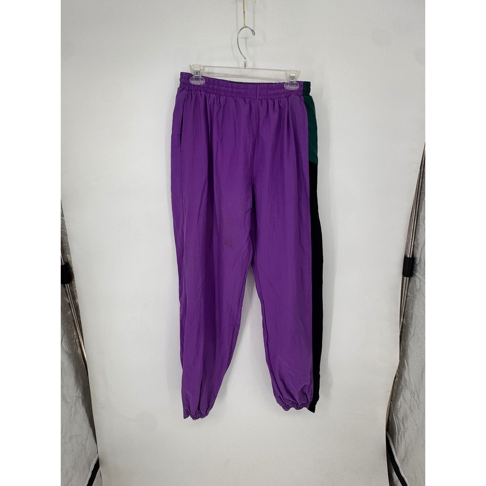 Logo 7 Atlanta 1996 Olympics Track Pants Mens Medium Purple Good Vintage 90s